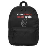 Funny Make Russia Small Again Political Humor Design 16 in Basic Backpack