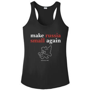 Funny Make Russia Small Again Political Humor Design Ladies PosiCharge Competitor Racerback Tank