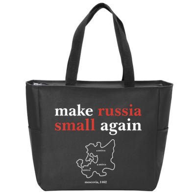 Funny Make Russia Small Again Political Humor Design Zip Tote Bag