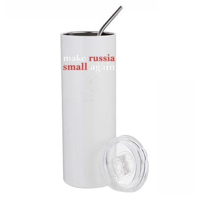 Funny Make Russia Small Again Political Humor Design Stainless Steel Tumbler