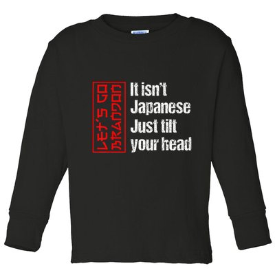 Funny Machinist Retro Vintage Machinist Machine Operator Toddler Long Sleeve Shirt