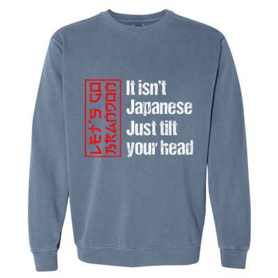 Funny Machinist Retro Vintage Machinist Machine Operator Garment-Dyed Sweatshirt