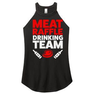 Funny Meat Raffle Drinking Team Buffalo NY Minnesota Women's Perfect Tri Rocker Tank