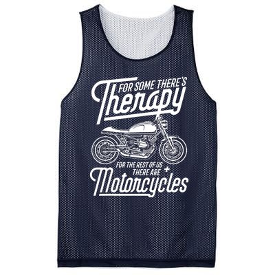 Funny Motorcycle Rider Therapy Mesh Reversible Basketball Jersey Tank