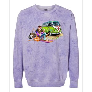 Fun Musician Rock Singer Colorblast Crewneck Sweatshirt