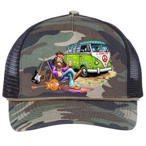 Fun Musician Rock Singer Retro Rope Trucker Hat Cap