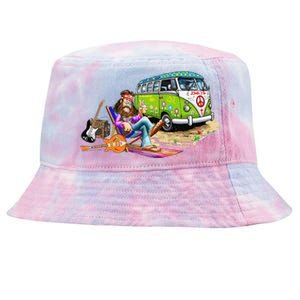 Fun Musician Rock Singer Tie-Dyed Bucket Hat