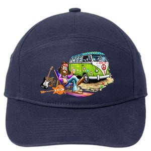 Fun Musician Rock Singer 7-Panel Snapback Hat