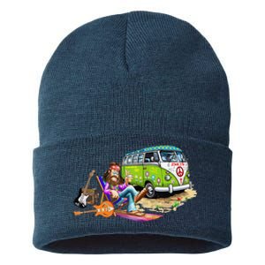 Fun Musician Rock Singer Sustainable Knit Beanie