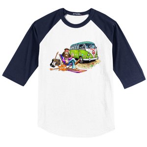 Fun Musician Rock Singer Baseball Sleeve Shirt