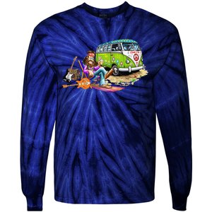 Fun Musician Rock Singer Tie-Dye Long Sleeve Shirt