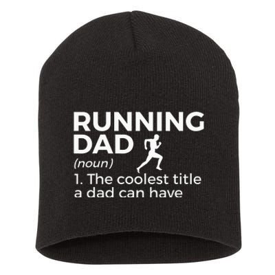 Funny Marathon Running and Cross Country Runner Runners Short Acrylic Beanie