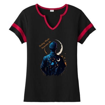 Fasting Mode Ramadan On Ramadan Kareem Gift Ladies Halftime Notch Neck Tee