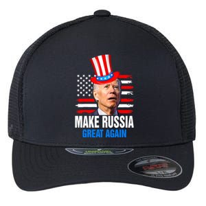 Funny Make Russia Great Again Joe Biden Confused America Cute Gift Flexfit Unipanel Trucker Cap