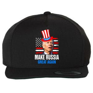 Funny Make Russia Great Again Joe Biden Confused America Cute Gift Wool Snapback Cap