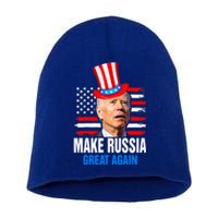 Funny Make Russia Great Again Joe Biden Confused America Cute Gift Short Acrylic Beanie