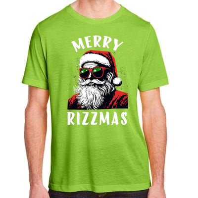 Funny Merry Rizzmas Christmas Rizz Santa Claus Charisma Cool Adult ChromaSoft Performance T-Shirt