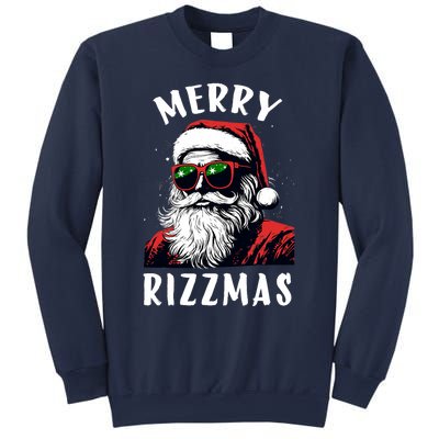 Funny Merry Rizzmas Christmas Rizz Santa Claus Charisma Cool Sweatshirt