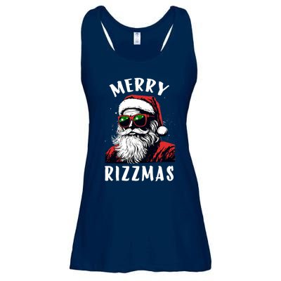 Funny Merry Rizzmas Christmas Rizz Santa Claus Charisma Cool Ladies Essential Flowy Tank