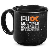 Fuck Multiple Sclerosis Ms Awareness Support Ribbon 15oz Campfire Ceramic Mug
