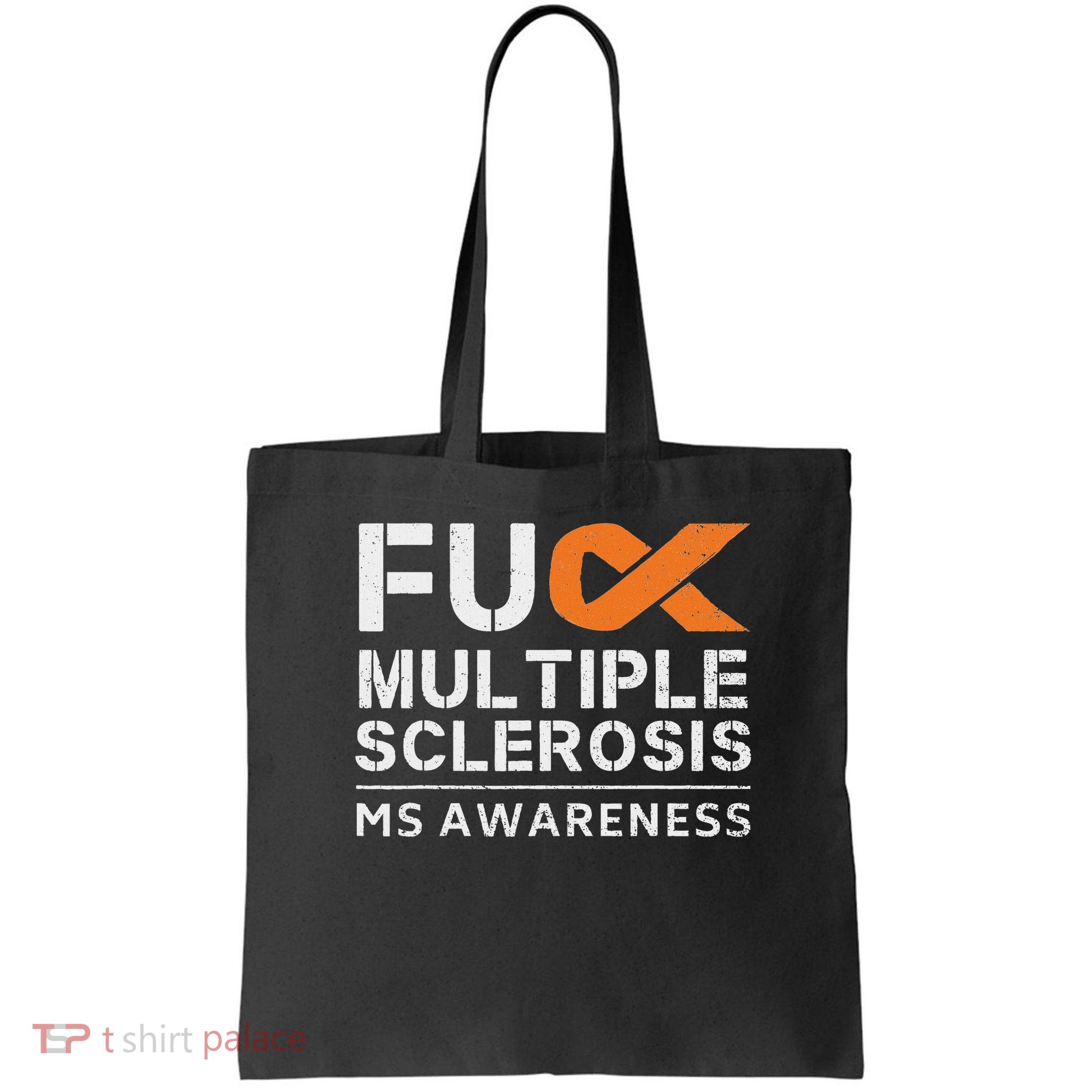 Fuck Multiple Sclerosis Ms Awareness Support Ribbon Bag