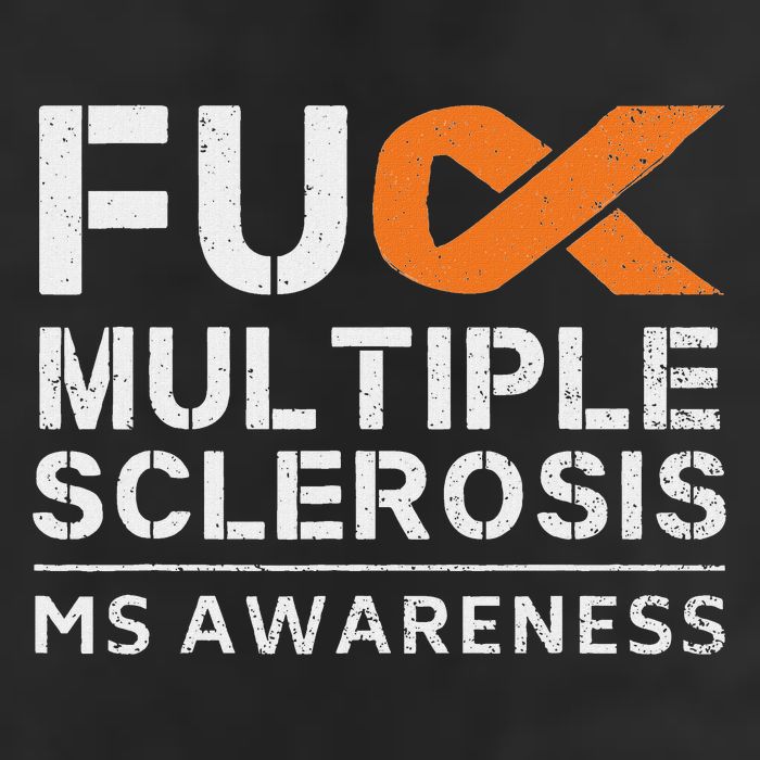 Fuck Multiple Sclerosis Ms Awareness Support Ribbon Hat