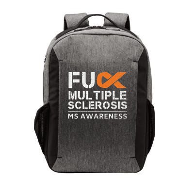 Fuck Multiple Sclerosis Ms Awareness Support Ribbon Vector Backpack