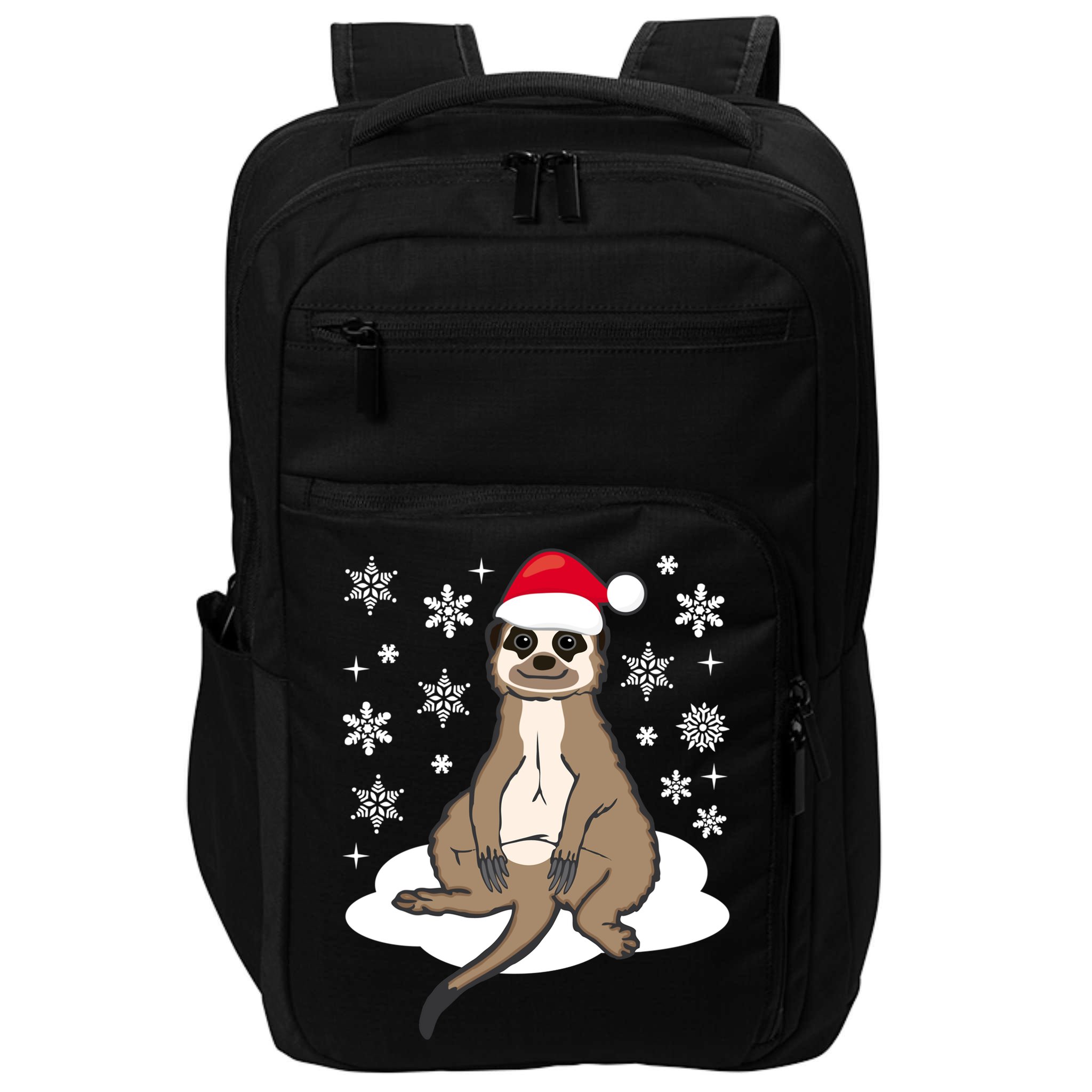 Funny Meerkat Santa Christmas Gift Classic Impact Tech Backpack