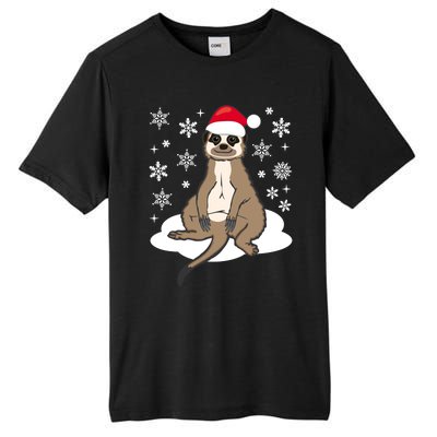 Funny Meerkat Santa Christmas Gift Classic Tall Fusion ChromaSoft Performance T-Shirt