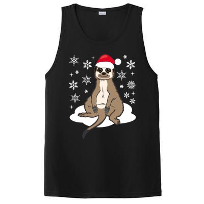 Funny Meerkat Santa Christmas Gift Classic PosiCharge Competitor Tank