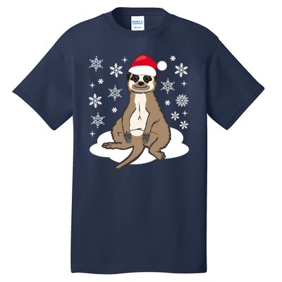 Funny Meerkat Santa Christmas Gift Classic Tall T-Shirt