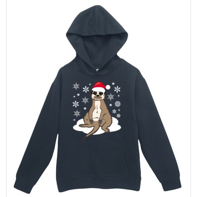 Funny Meerkat Santa Christmas Gift Classic Urban Pullover Hoodie