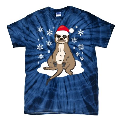 Funny Meerkat Santa Christmas Gift Classic Tie-Dye T-Shirt