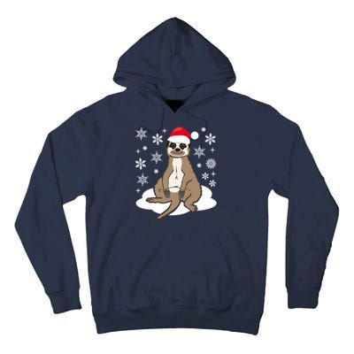 Funny Meerkat Santa Christmas Gift Classic Tall Hoodie