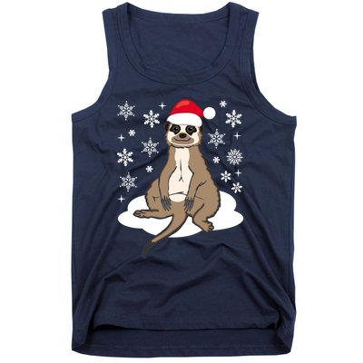 Funny Meerkat Santa Christmas Gift Classic Tank Top