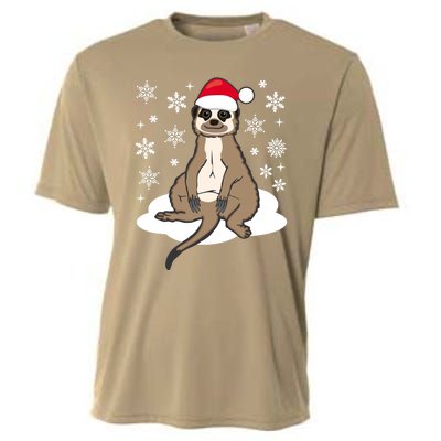 Funny Meerkat Santa Christmas Gift Classic Cooling Performance Crew T-Shirt