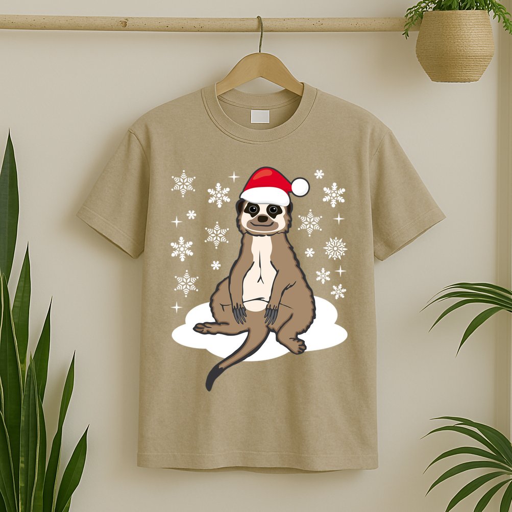 Funny Meerkat Santa Christmas Gift Classic T-Shirt