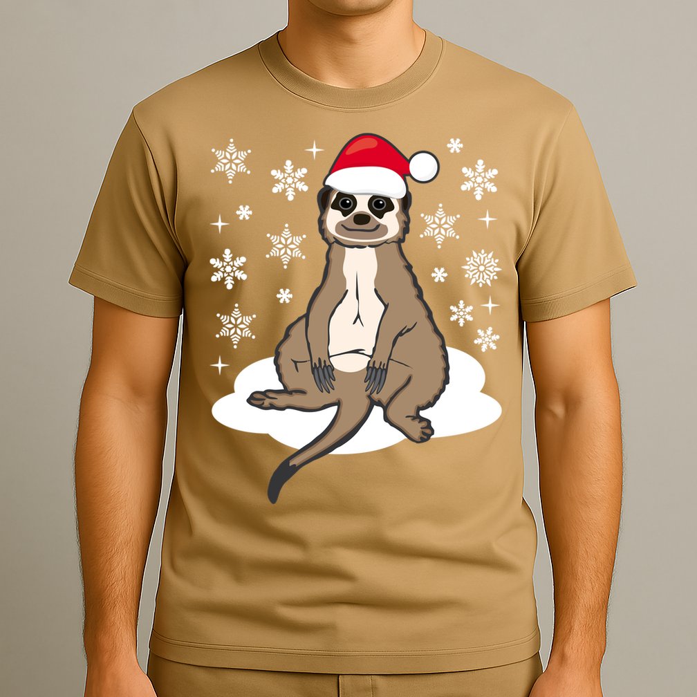 Funny Meerkat Santa Christmas Gift Classic T-Shirt