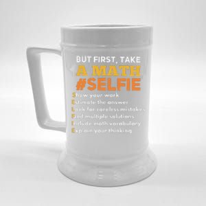 Funny Math Science Nerd Teacher Gift Idea Birthday Beer Stein