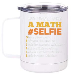 Funny Math Science Nerd Teacher Gift Idea Birthday 12 oz Stainless Steel Tumbler Cup