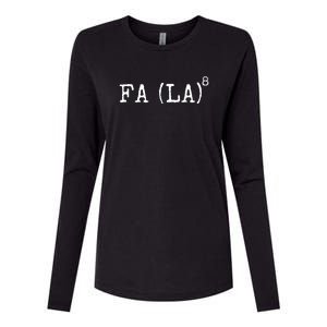 Funny Math Science Christmas Formula Womens Cotton Relaxed Long Sleeve T-Shirt