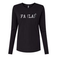 Funny Math Science Christmas Formula Womens Cotton Relaxed Long Sleeve T-Shirt