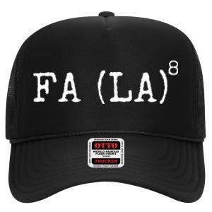 Funny Math Science Christmas Formula High Crown Mesh Back Trucker Hat