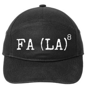 Funny Math Science Christmas Formula 7-Panel Snapback Hat