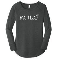 Funny Math Science Christmas Formula Women's Perfect Tri Tunic Long Sleeve Shirt