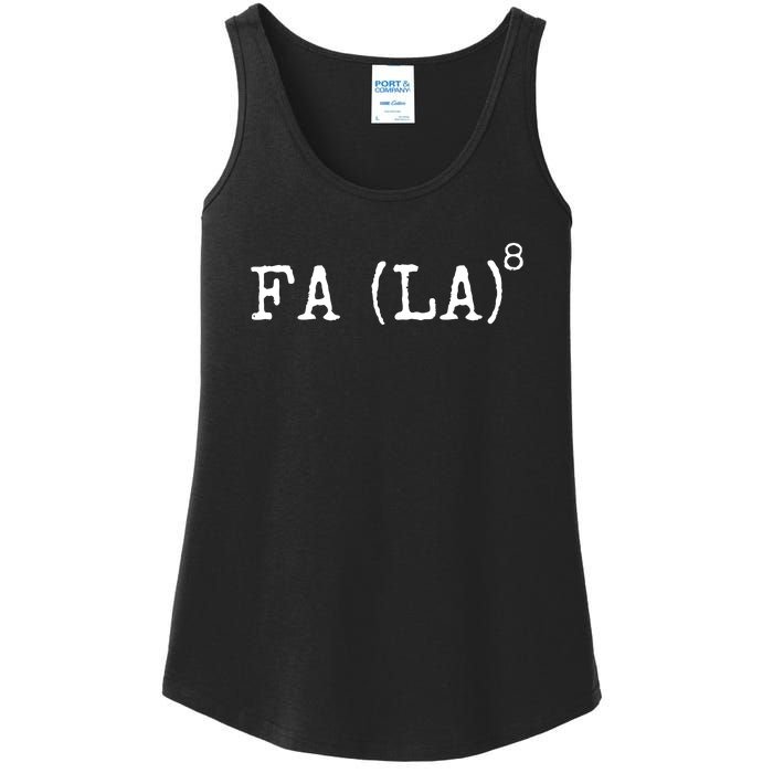 Funny Math Science Christmas Formula Ladies Essential Tank