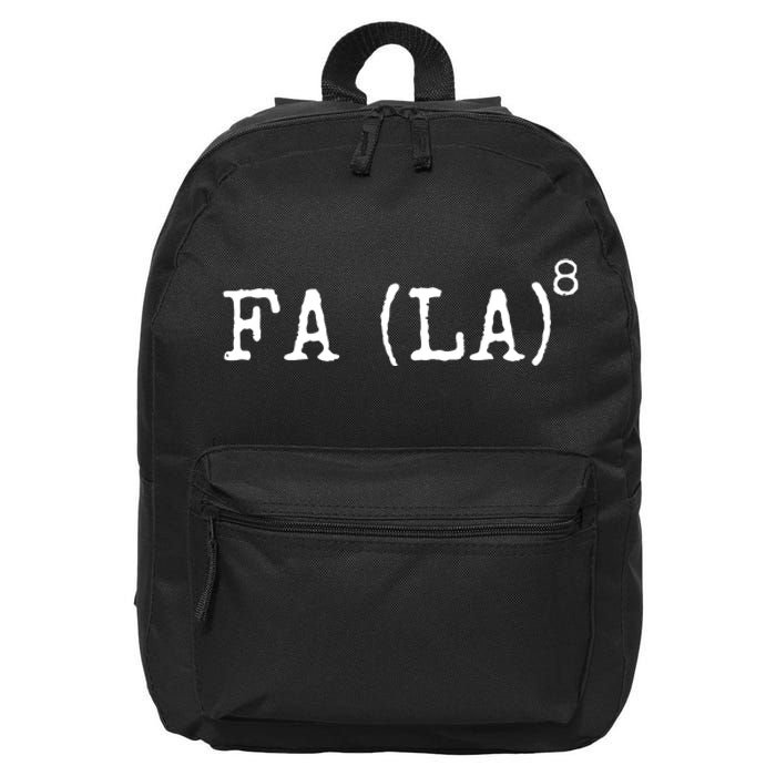 Funny Math Science Christmas Formula 16 in Basic Backpack