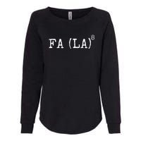 Funny Math Science Christmas Formula Womens California Wash Sweatshirt