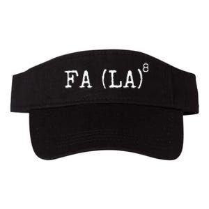 Funny Math Science Christmas Formula Valucap Bio-Washed Visor