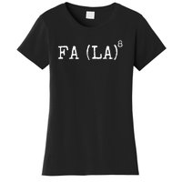 Funny Math Science Christmas Formula Women's T-Shirt